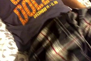 gay metalhead bodybuilder enjoys solo time