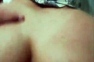 Latina bends over for doggystyle cumshot