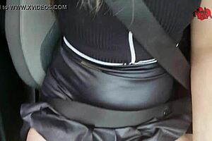 Cristina Almeida Flashes Slutty Upskirt at 24-Hour Market