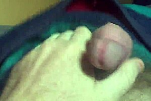 Solo gay masturbation with big cock leading to cum