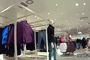 Hey, wanna see how this Czech teen 18+ gets pounded in a supermarket POV?