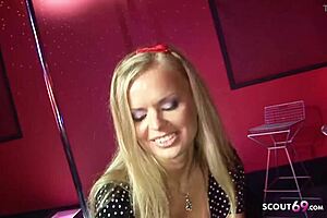 A real MILF lap dance with no condom and a facial finish