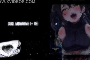 Damn! Hot Girl Moaning Loud During Solo Handjob!