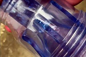 Fleshlight toy use indoors and outdoors