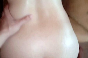 My friend dresses me up for some anal sex and then she cum inside me.