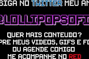 Luiza Tormenta came to teach me a lesson, spanking my fat ass.