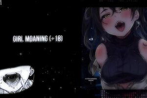 Damn! Hot Girl Moaning Loud During Solo Handjob!