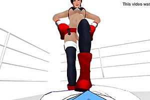 Pov Boxing With Mey In Femdom Domination
