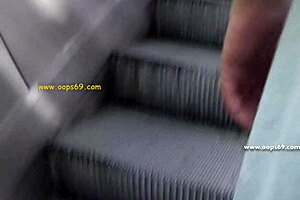 i flash upskirt in mini dress, seducing on the train as brazilian milf