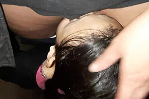 after a walk, two strangers village girls hotly fucked with dirty talk in the barn, girls fly orgasm