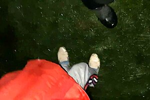 after a walk, two strangers village girls hotly fucked with dirty talk in the barn, girls fly orgasm