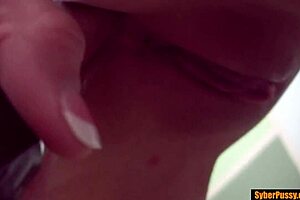 my blonde step sis cums before anal toying