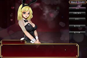 Bunny Girl In Black Smith Makes Quick Climax
