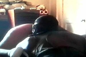 my ebony girlfriend bent over and orgasmed hard from doggystyle fucking