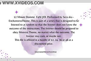 femdom gives jerk off instructions