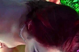 POV experience of a milf giving a rough blowjob and balls licking with a big facial