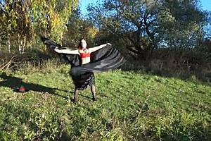 Leylakh DANCES in BIKINI at Public Outdoor Event