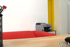 Blowjob for gorgeous homosexual stud