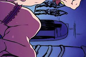 Vampire Sucks Cum in Anime Hentai