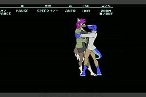 predation scenes unfold in furry cartoon outdoor games