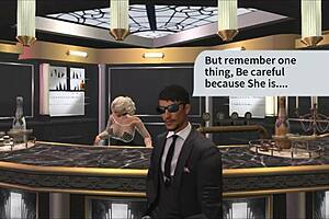 this smart blonde girl sucking big cock and getting her ass fucked