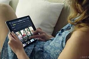 Sybil A Teases by Undressing and Touching Herself in Private