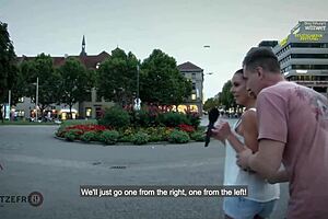 Hot brunette gets a one night stand in Hitzefrei