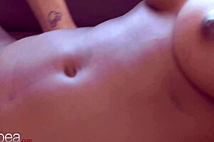 lesbea features ebony latina boni licking spanish blonde's big tits and ass