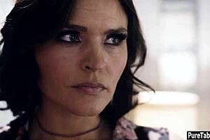 annoyed milf wife, why'd you jump into this cheating threesome blowjob?