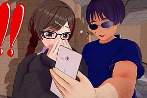 Pareja follando 3d animaci�n in big tits bent over doggystyle cum big cock big ass monster cock tits teen 18+.