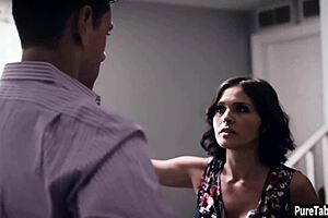 annoyed milf wife, why'd you jump into this cheating threesome blowjob?