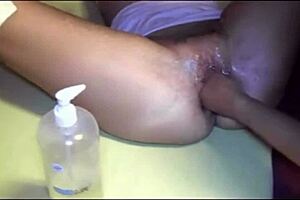 Pierced pussy getting fisted hard 😈