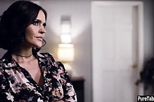 annoyed milf wife, why'd you jump into this cheating threesome blowjob?