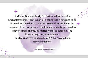 F4M Domme JOI - 1 of 12