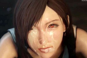 this top 3d blowjob animation unfolds in a wild cartoon hentai game scene.