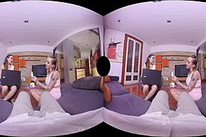 Virtualrealporn Com Presents 3D Dildo Experts Using Toys in Suggestive Scenes