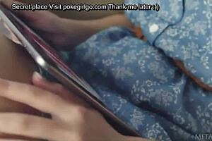 Sybil A Teases by Undressing and Touching Herself in Private