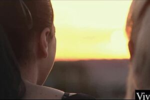 Busty milf lesbians lick asses in lingerie