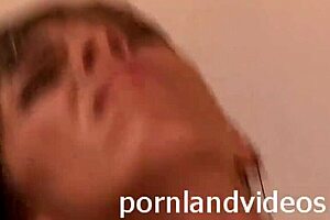 Skinny Brunette Teen 18+ Works In Office With Colleague