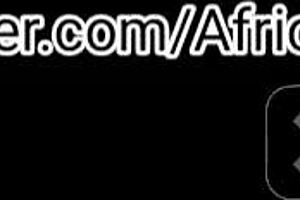 Sexy ebony rides big cock