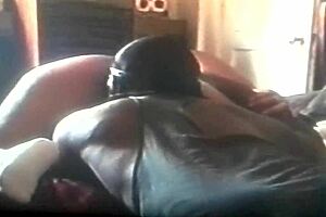 my ebony girlfriend bent over and orgasmed hard from doggystyle fucking