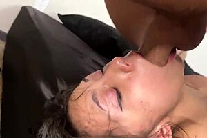 Submissive Asian Teen 18+ Deepthroats Fat Cock