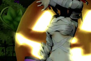 Happy Halloween dance with Ibaraken and Kasen