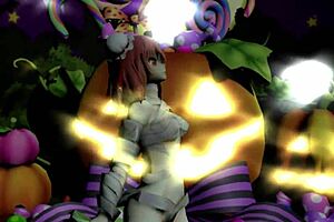 Happy Halloween dance with Ibaraken and Kasen