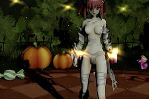 Happy Halloween dance with Ibaraken and Kasen