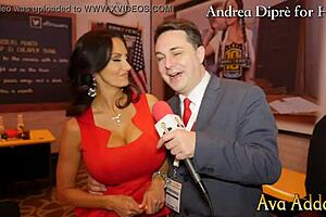 Ava Addams Interacts with Her Chest for Andrea Diprè