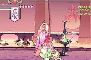 Max the elf engages in detailed sexual scenes at level 5 and beyond.