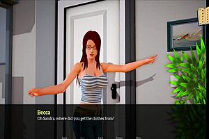 my new family plays game with homemade fun