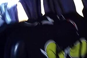 Slut Slurps Black Pole for Cum