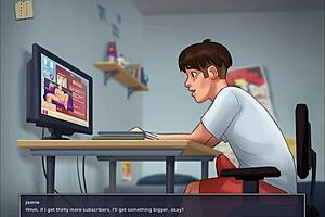 Summertime Saga episode 117 unfolds in anime style